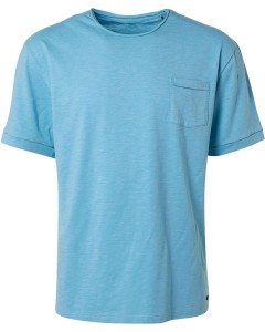 T-shirt crewneck slub responsible c light aqua