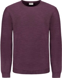 Pullover Crewneck Garment Dyed + St Aubergine