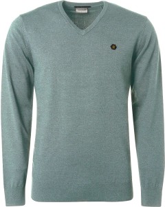 Pullover V-neck 2 Coloured Melange Cloud