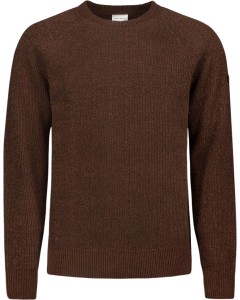 Pullover Crewneck 2 Coloured Chenil Brown