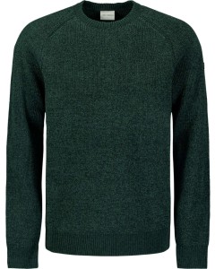 Pullover Crewneck 2 Coloured Chenil Dark Green