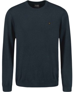 Pullover Crewneck 2 Coloured Melang Night