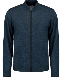 Cardigan 2 Coloured Melange Navy