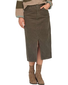 ONLMOXIE HW LONG SLIT CORD SKIRT CC PNT Coffee Qua