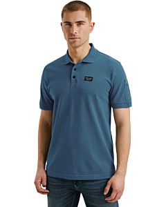 Short sleeve polo trackway polo Ashleigh Blue