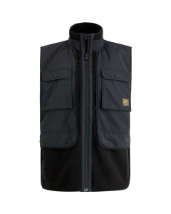 Bodywarmer fleece mix Black