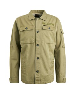 Long Sleeve Shirt Washed Twill Dried Herb