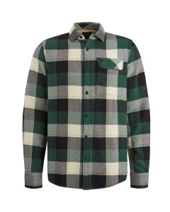 Long Sleeve Shirt Ctn Flanel H. tw Trekking Green