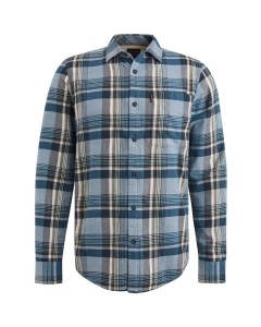 Long Sleeve Shirt Twill Yd Check True Navy