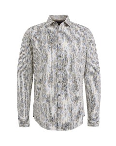 Long Sleeve Shirt Print On Poplin Birch