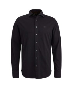 Long Sleeve Shirt Satin Jersey Black