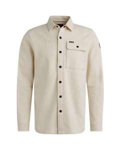 Long Sleeve Shirt Waffle Double fa Bone White