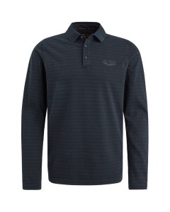 Long sleeve polo Subtle stripe Salute