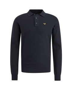 Long sleeve polo Cotton Salute