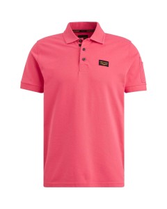 Polo korte mouw trackway paradise pink