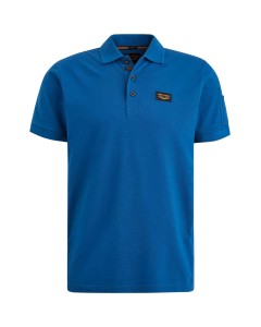 Short sleeve polo Trackway True Blue