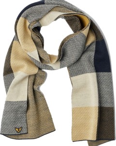 Scarf checked scarf wood thrush