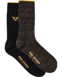 Socks Cotton blend Dark Earth