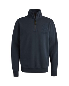 Half zip collar soft brushed terry Salute