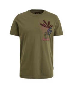  t-shirt korte mouw ronde hals jersey ivy green