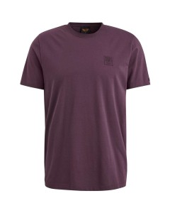 Short sleeve r-neck cotton elastan Plum Perfect