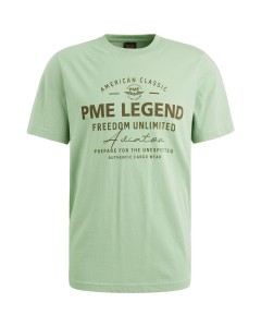 Short sleeve r-neck single jersey Quiet Green