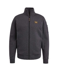 Zip jacket jacquard interlock swea Antracite Melee