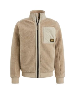 Zip jacket sherpa Aluminum