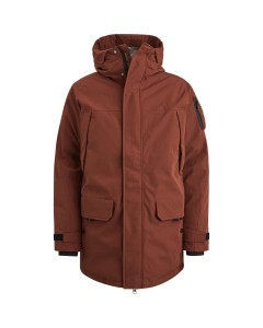 Long jacket ICE PILOT Ottoman Cherry Mahogany