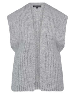 Gilet Light Grey Melange