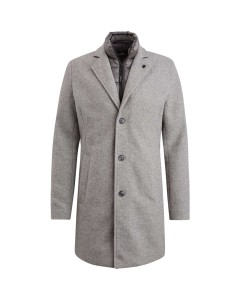 Long jacket Herringbone Choproad Light Grey Melee