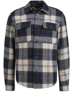 Long sleeve shirt check brushed wo jet stream