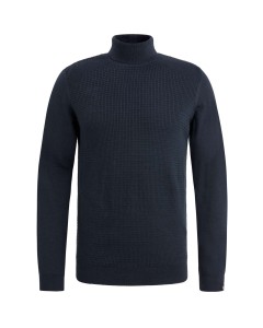 Roll neck pima cotton Sky Captain