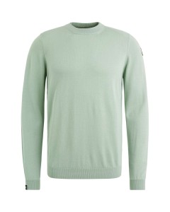 R-neck cotton modal Frosty Green