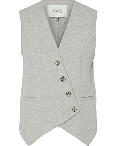 YASRIU WAISTCOAT S. Light Grey Melange