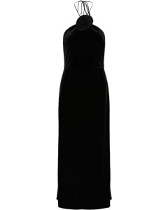 YASROSETTA STRAP LONG DRESS - SHOW Black