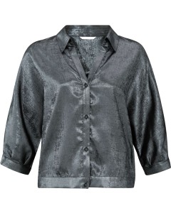 Metallic batwing blouse DARK METAL GREY