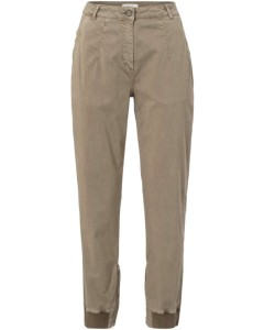 Soft cargo trousers with rib c TIMBER WOLF BROWN