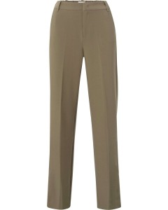 Woven wide leg trousers with e STONE GRAY