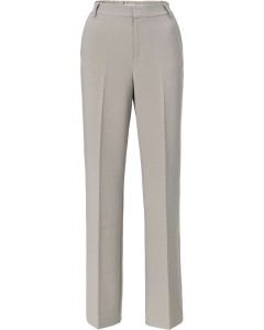 woven wide leg trousers with e MOON ROCK DARK SAND