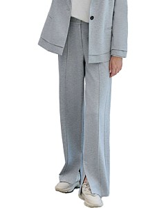 Grey trousers straight legs MEDIUM GREY MELANGE