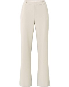 Woven trousers with wide legs PUMICE STONE BEIGE