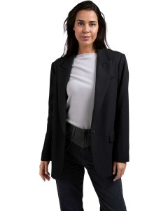 Wool mix oversized blazer ANTHRACITE MELANGE