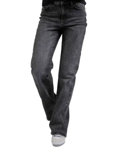 Wide leg denim DARK GREY DENIM