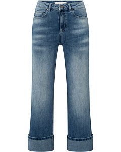 Mid waist denim BLUE DENIM