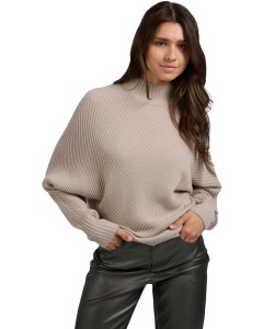 Batwing rib sweater DOVE GRAY MELANGE