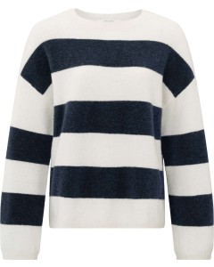 Oversized block stripe sweater OFF WHITE DESSIN