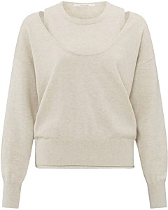 Sweater with tanktop LIGHT BEIGE MELANGE