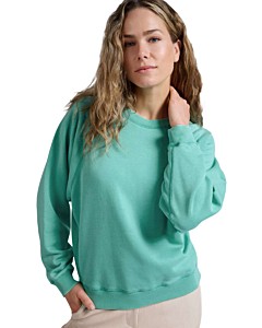 Sweater with raglan sleeves POOL BLUE