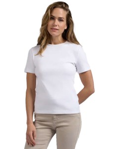 Round neck T-shirt PURE WHITE